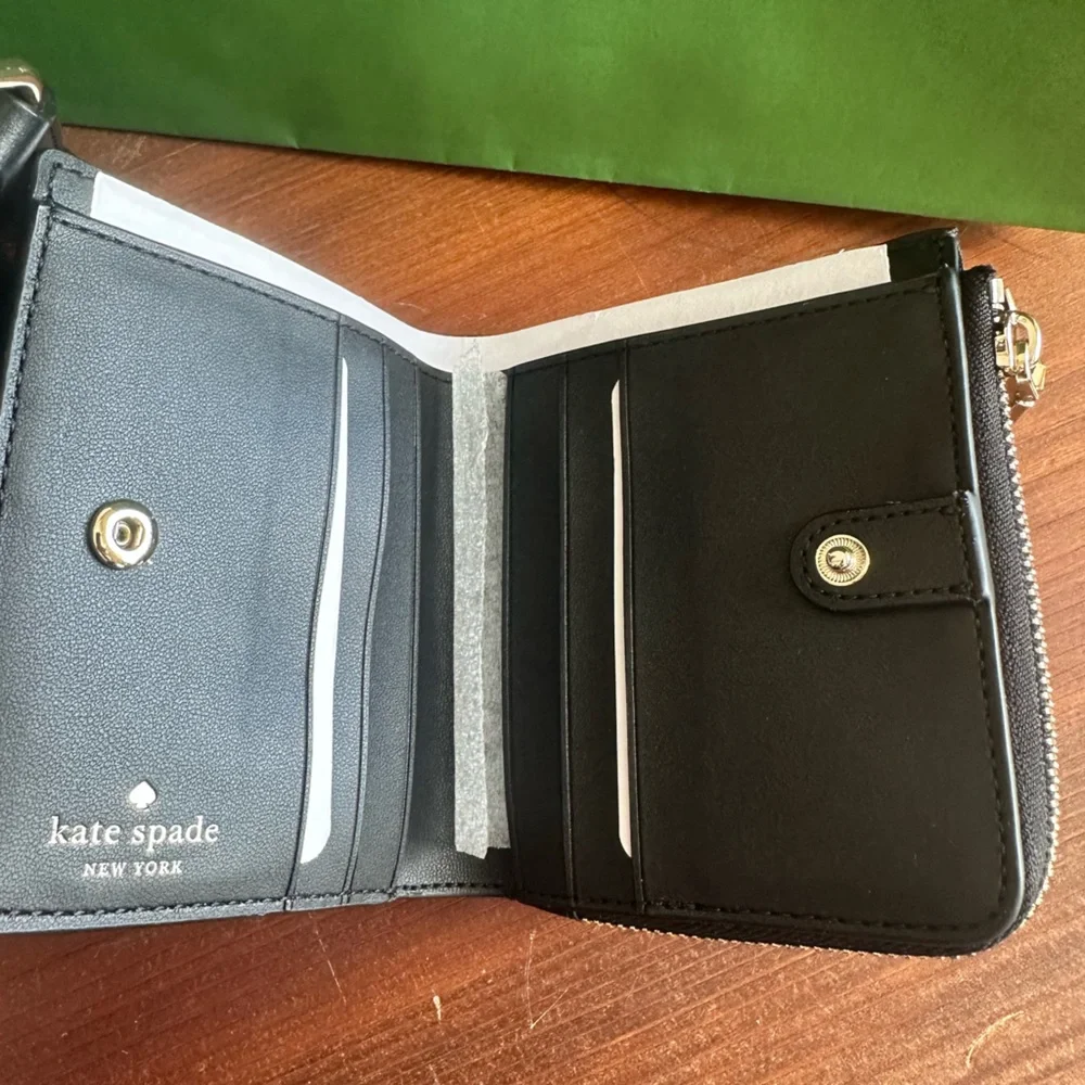 Kate Spade Robinson Lane Chantel Bag + Schuyler Wallet NWT Black Bundle - Picture 4 of 16